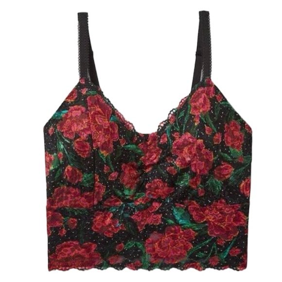 Torrid Women’s Floral Plus Size Black Lace Bralette Size 1X 2X 3X - Picture 4 of 12